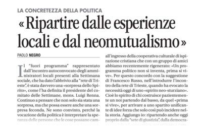 La concretezza della politica: da dove ripartire. Il mio articolo per il quotidiano Avvenire