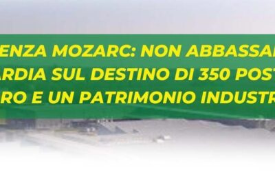 Torno sulla crisi della Mozarc